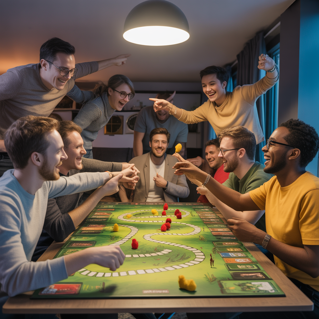 Happy gamers playing Chicken Road