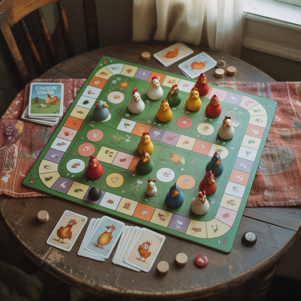Chicken Road game board setup