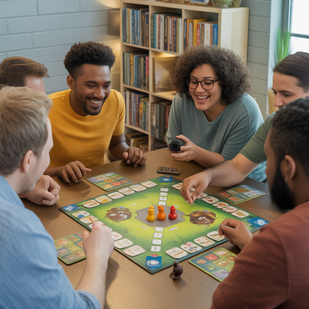 People playing Chicken Road at an event